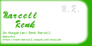 marcell renk business card